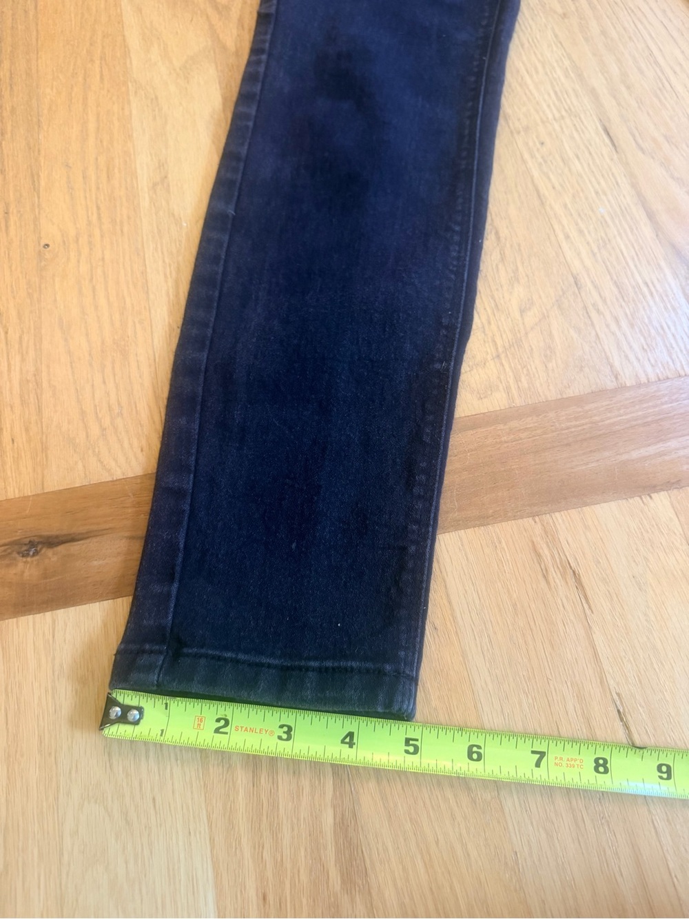 Women’s Size 4/27 "Curve Appeal" Skinny Jeans - Black Stretch Denim GUC - Picture 6 of 7